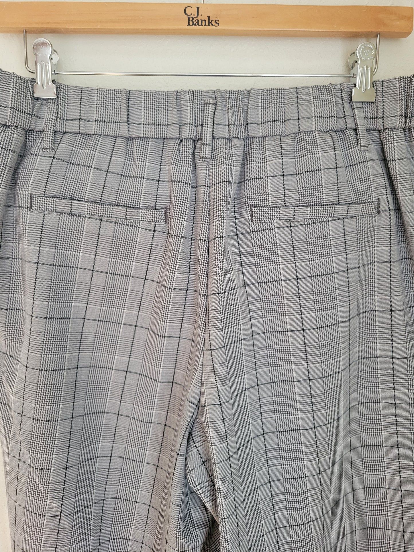 Gray Glen Plaid Trousers