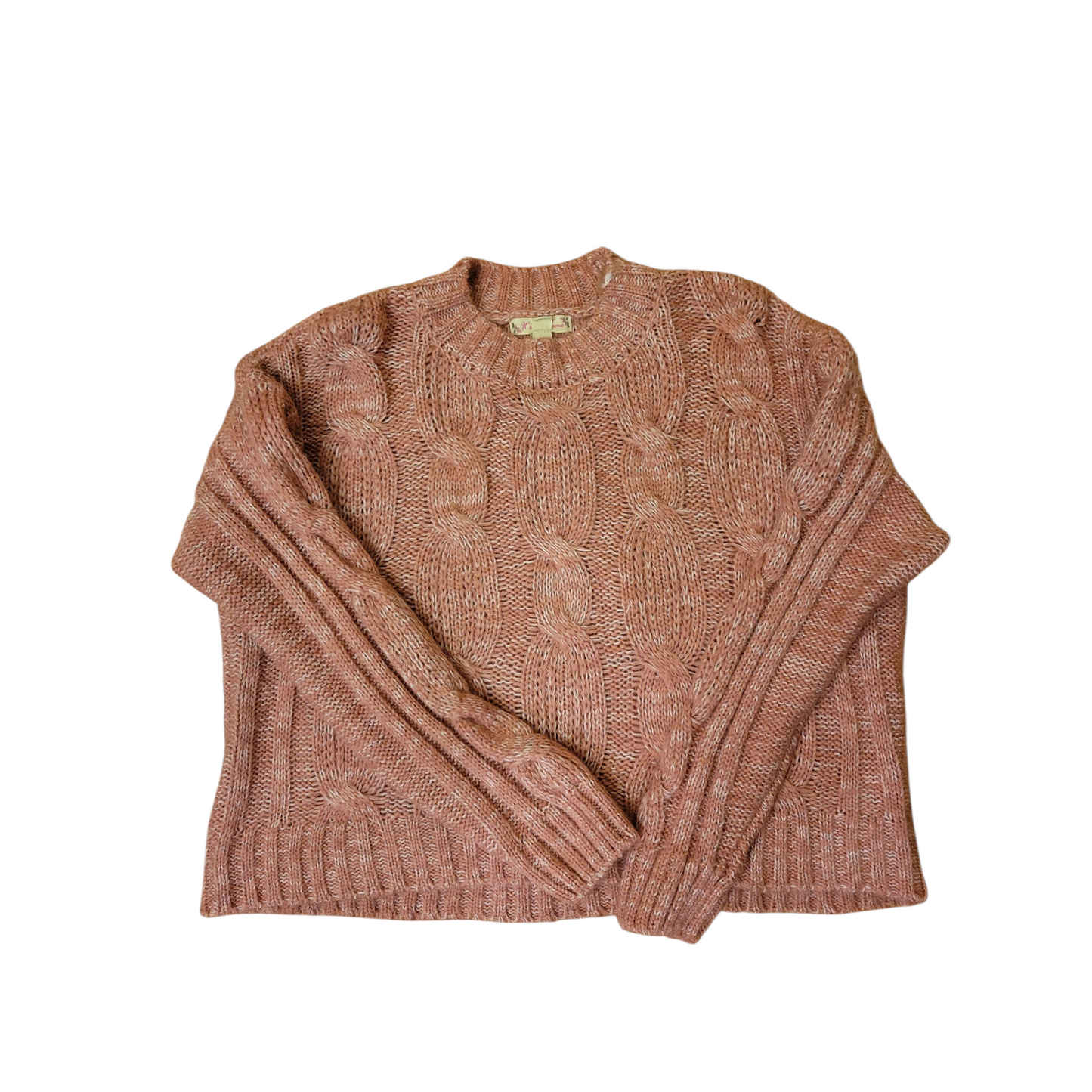 Blush Cable Knit Sweater