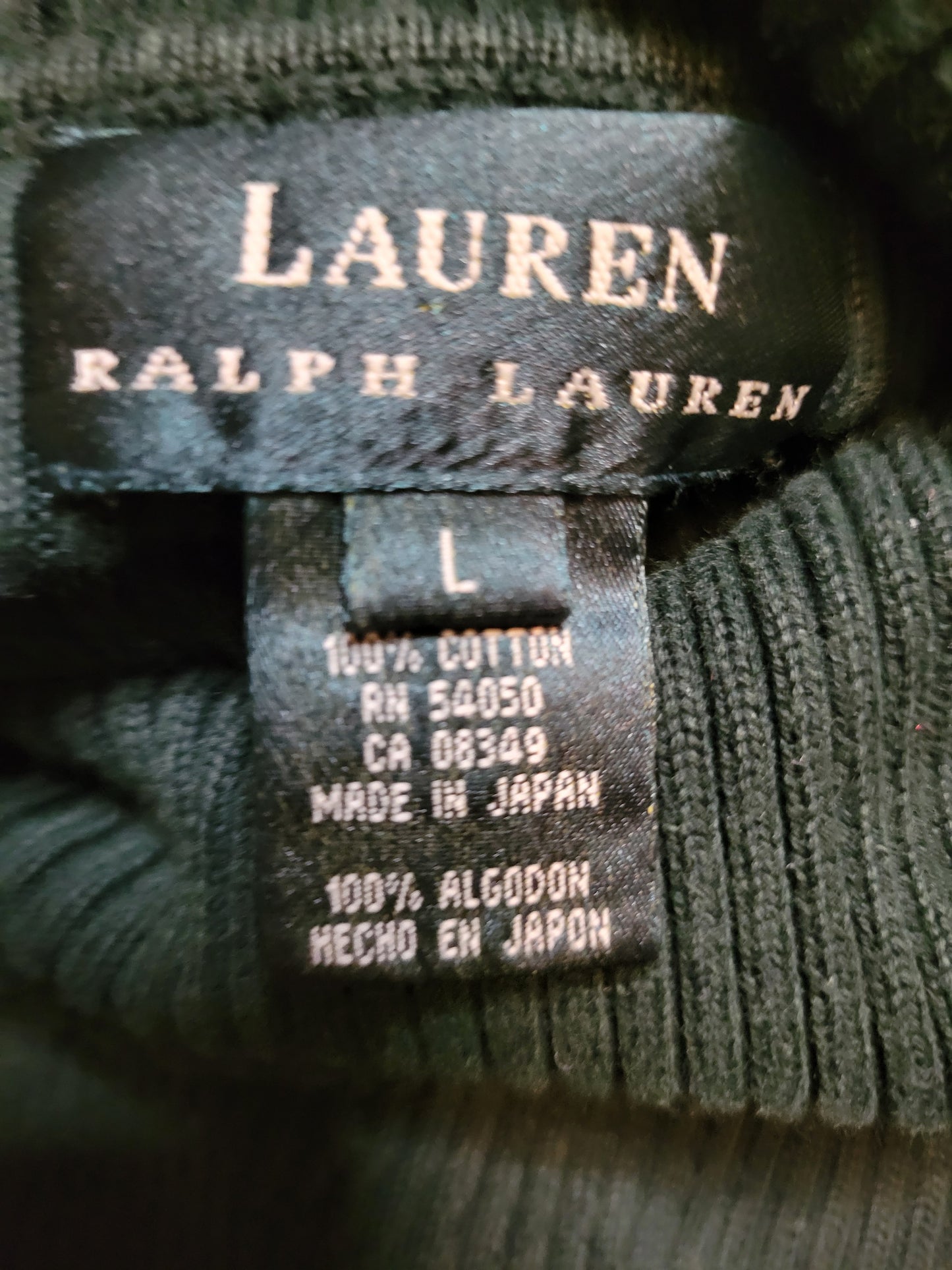 Lauren Ralph Lauren Forest-Rib Turtleneck