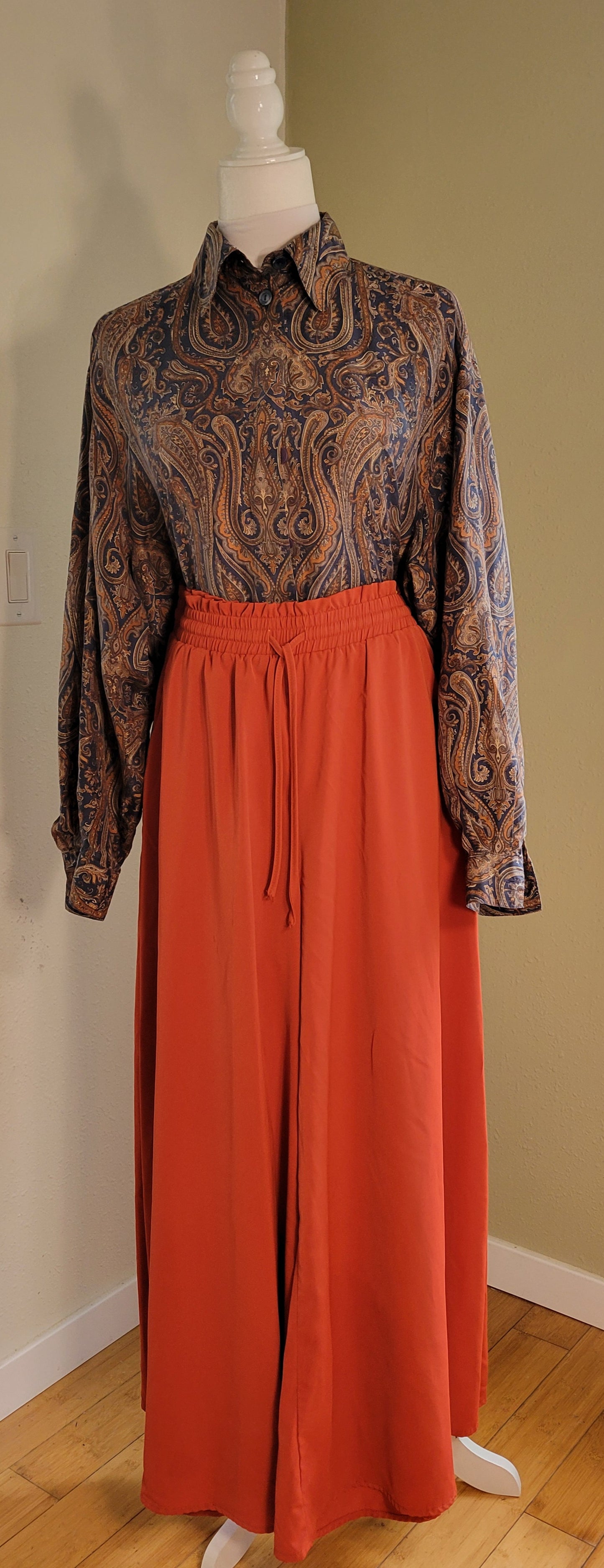 Vintage Mondi Silk Paisley Blouse