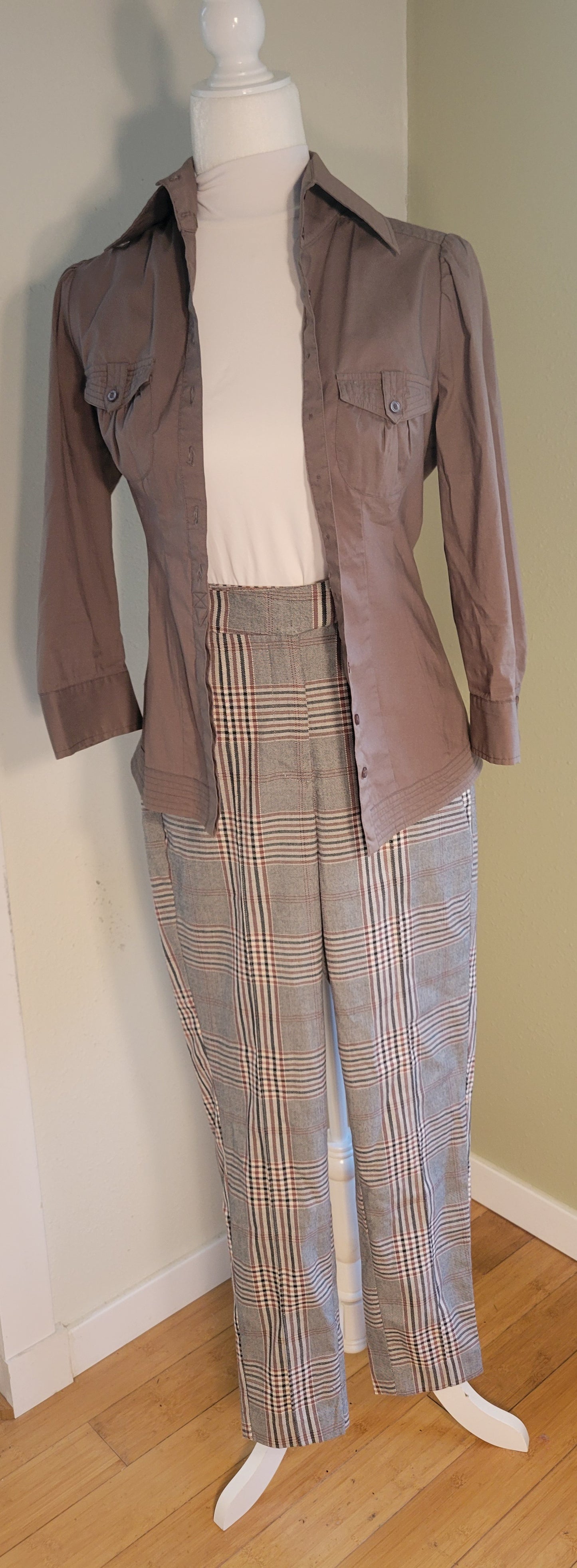 Heritage Plaid Tailored Pants