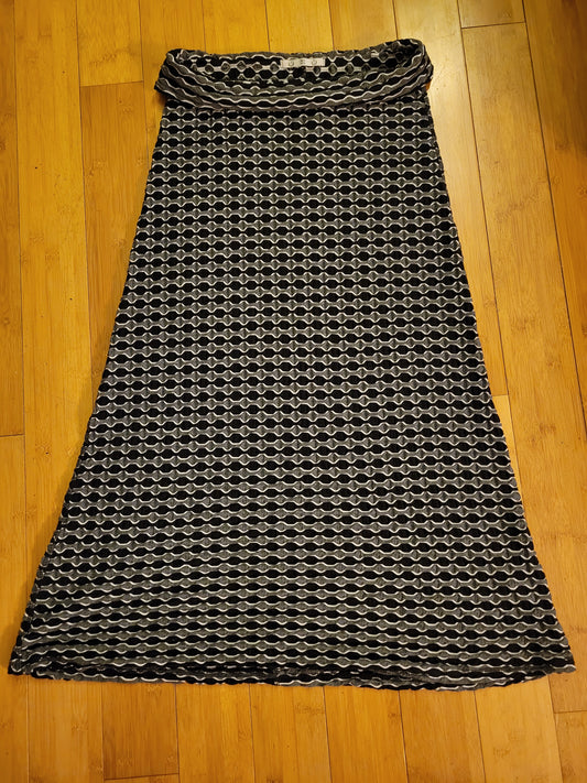 Graphite Wave Maxi Skirt