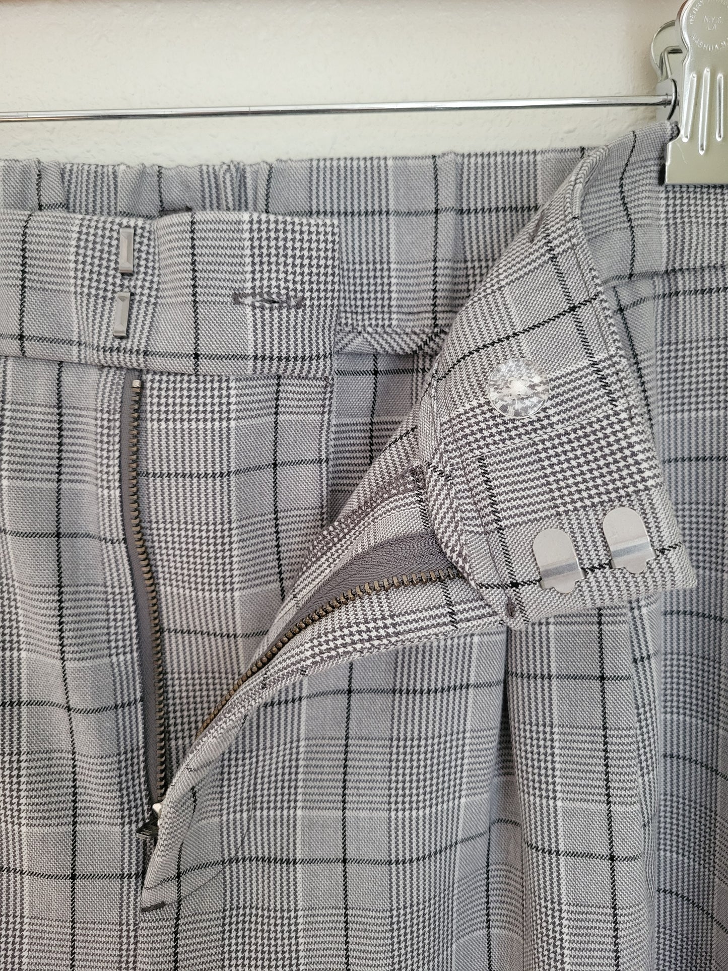 Gray Glen Plaid Trousers