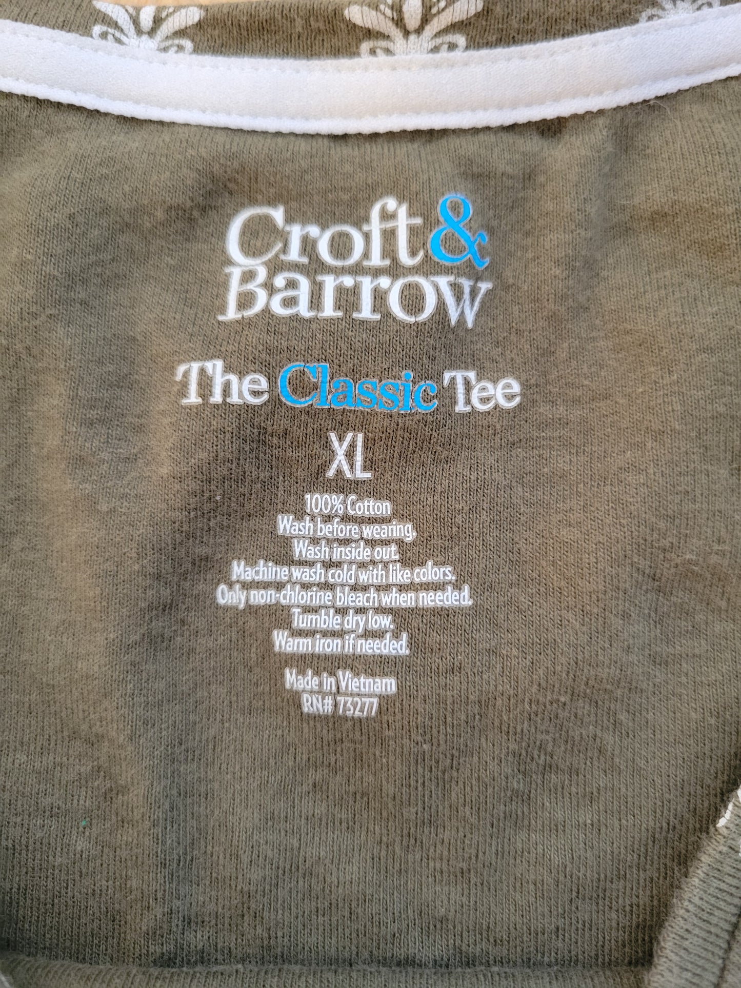 Olive Floral Classic Tee