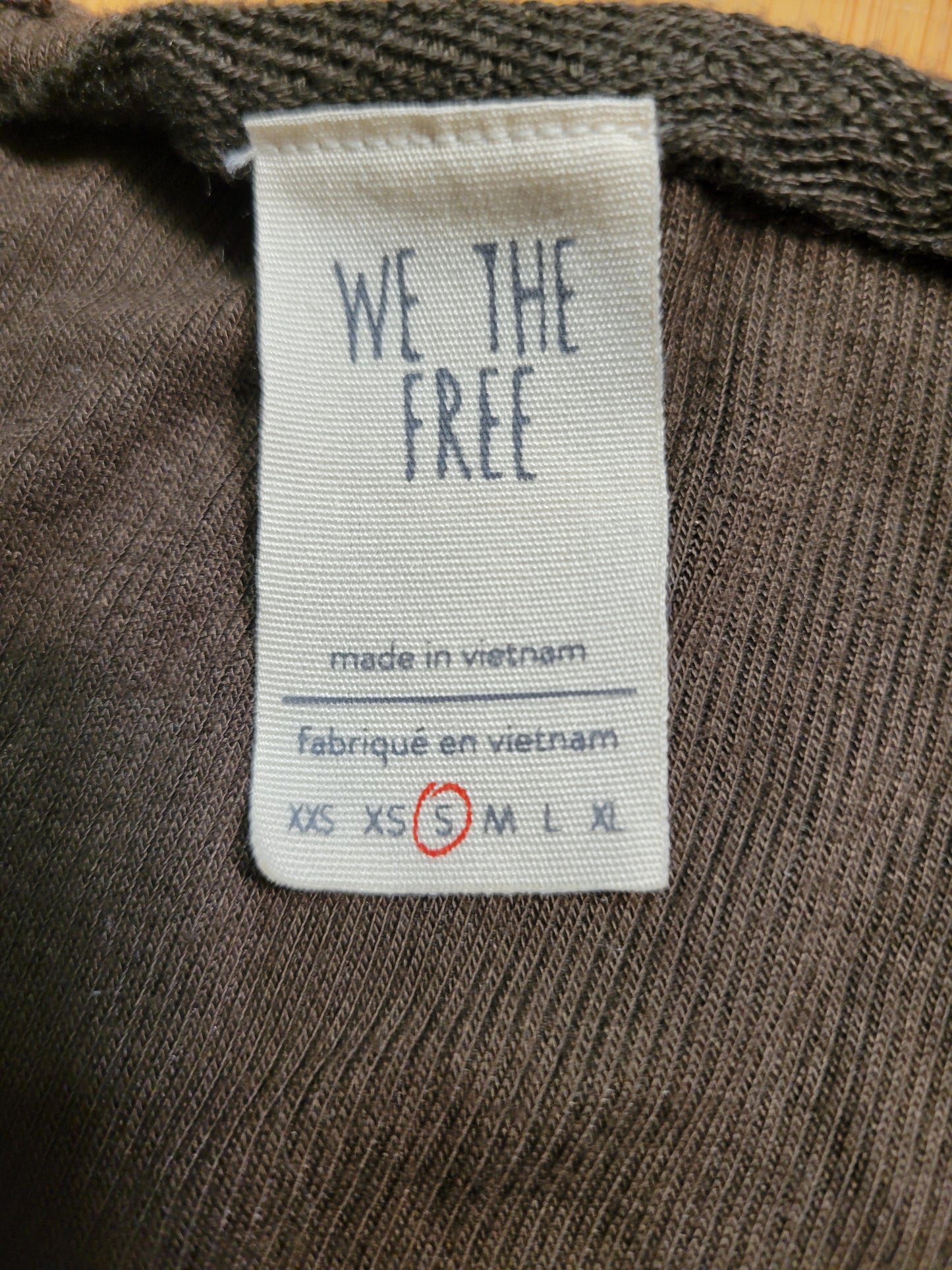 We The Free Olive Knit Top – Woodland Ease & Gentle Drapes