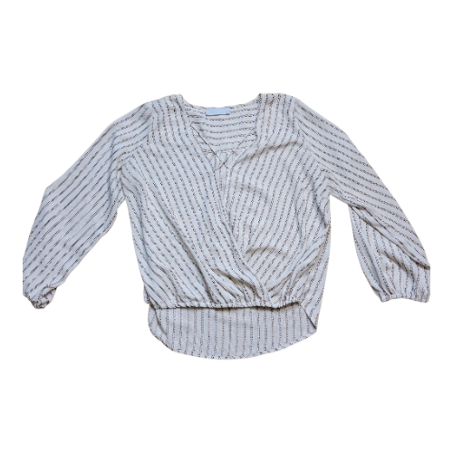 Faith & Asher Cream Stripe Blouse – Soft Lines & Effortless Ease