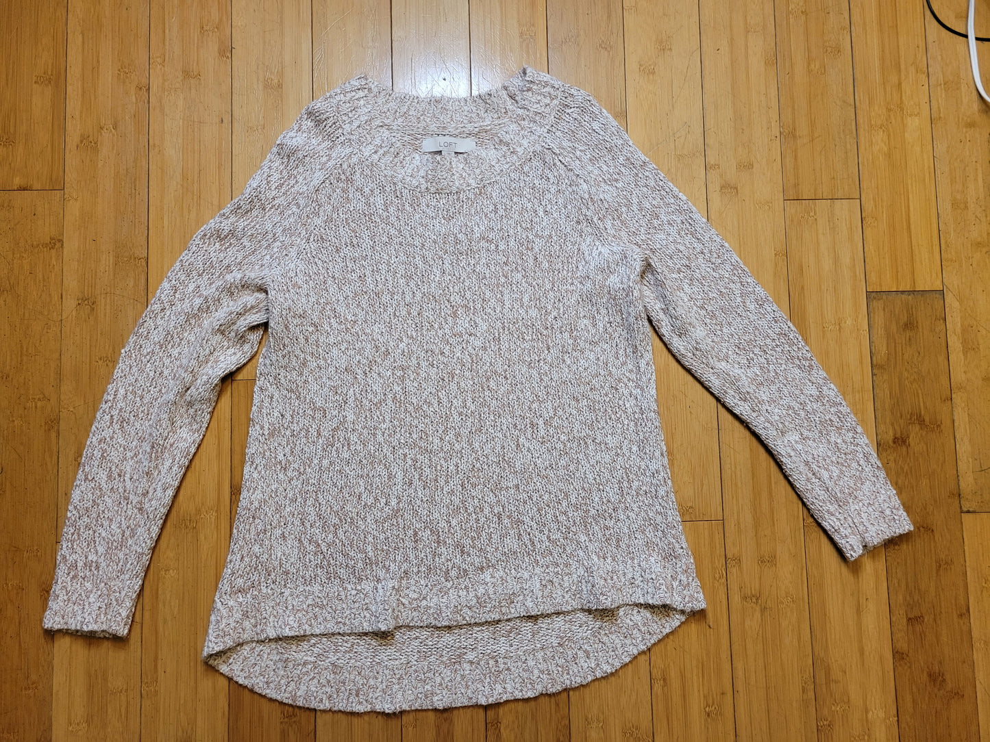 Soft Hearthlight Knit- Loft Marled Sweater