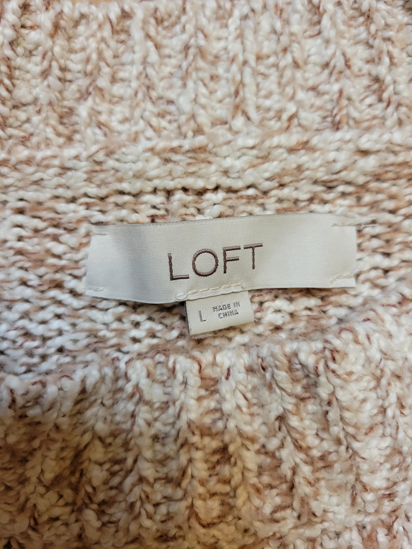 Soft Hearthlight Knit- Loft Marled Sweater