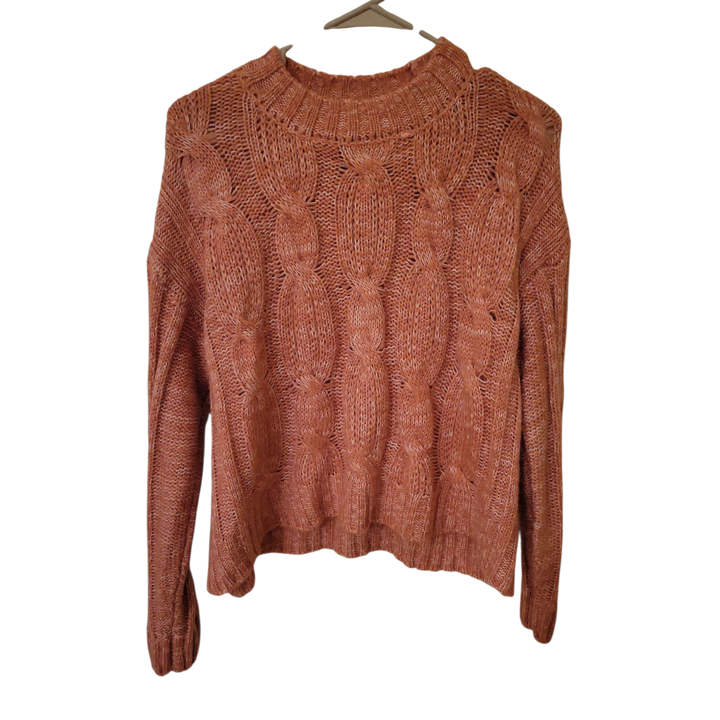 Blush Cable Knit Sweater