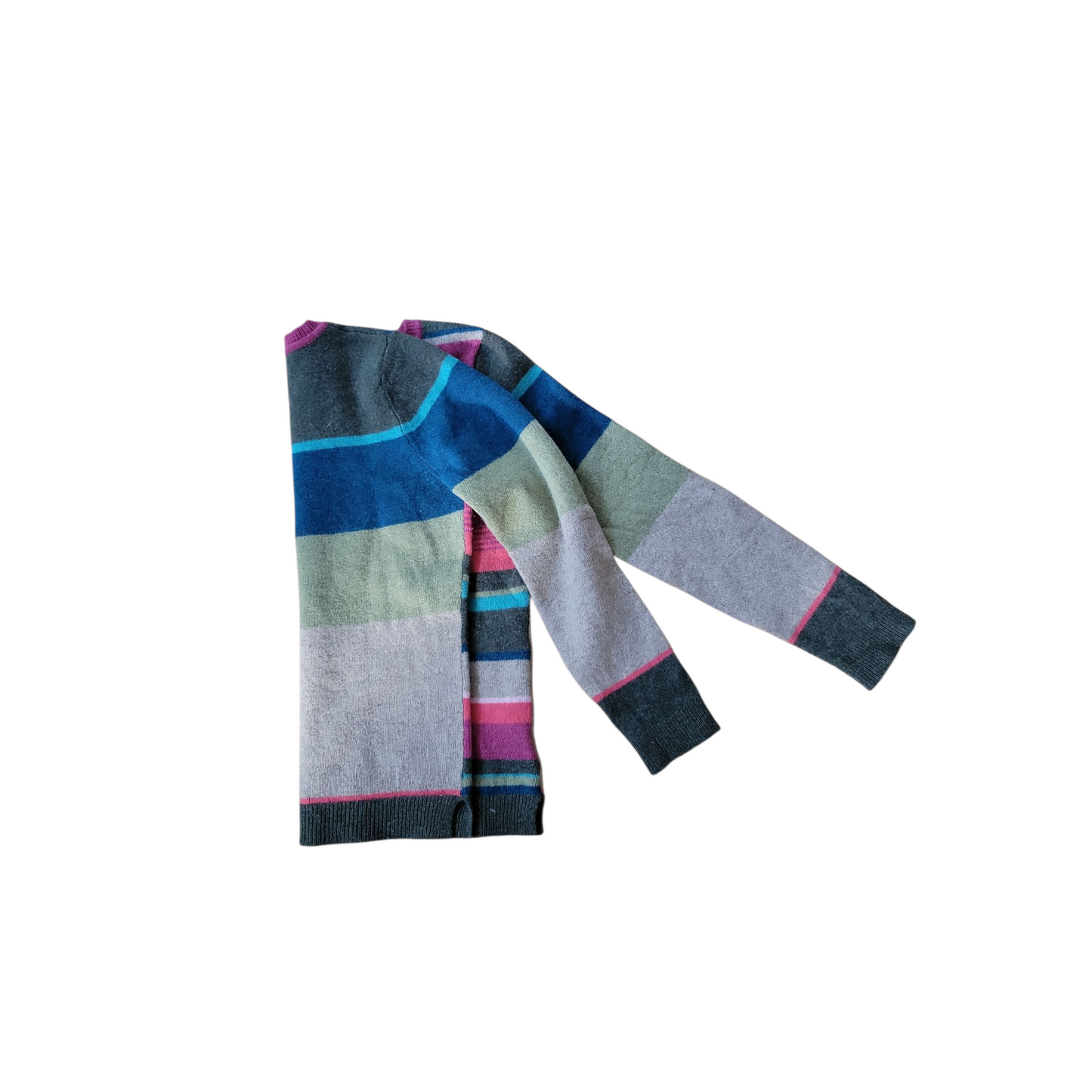 Playful Color Merino Wool Stripe Sweater