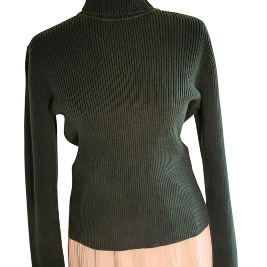 Lauren Ralph Lauren Forest-Rib Turtleneck