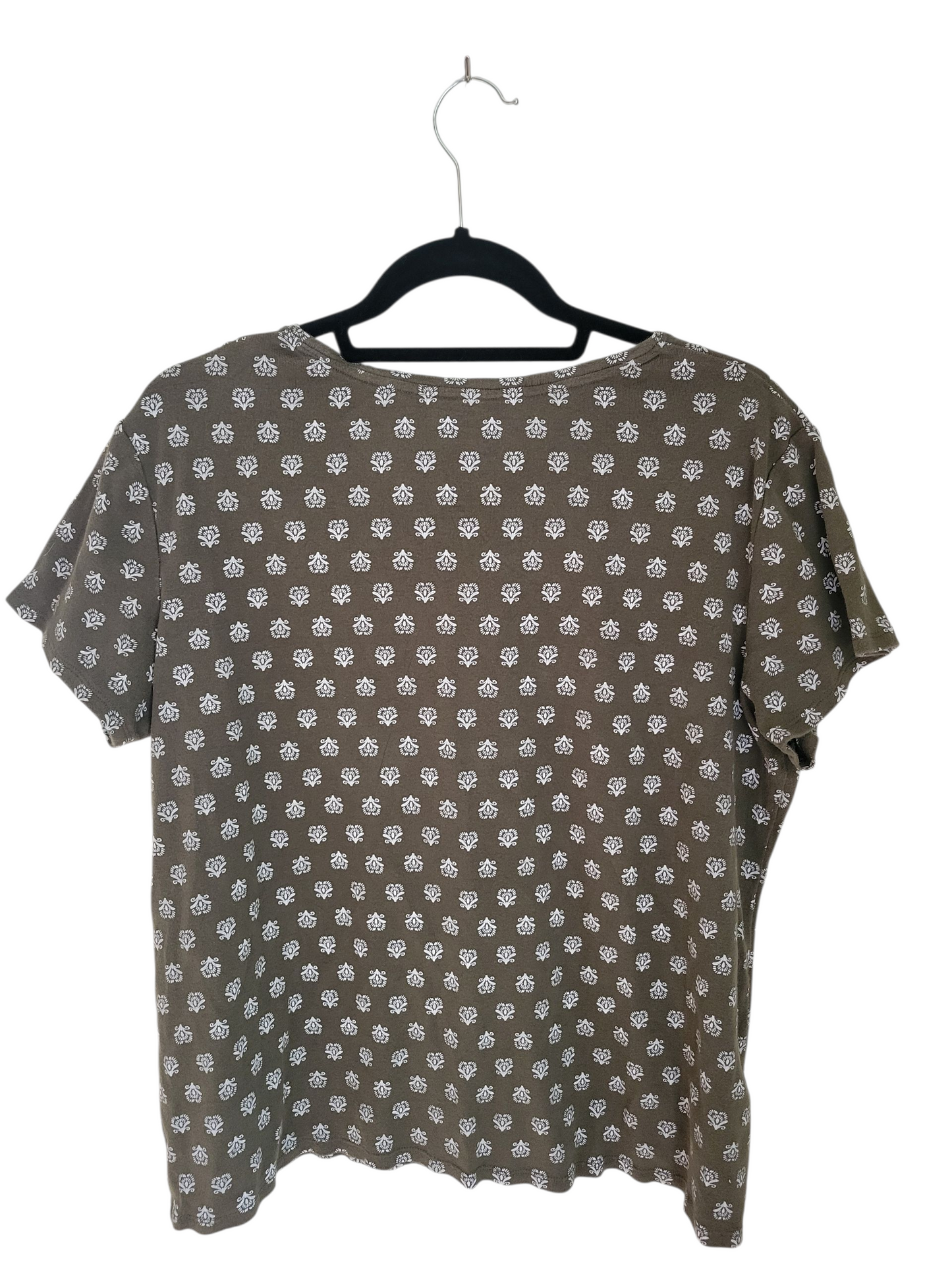 Olive Floral Classic Tee